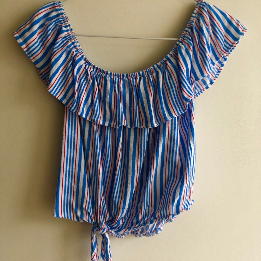 Striped Crop Top
